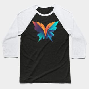 Butterfly Flight - Minimalist butterfly design for the environment Baseball T-Shirt